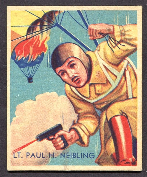 1934 National Chicle Sky Birds #73 Lt. Paul H. Neibling