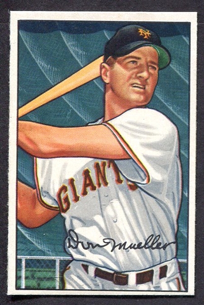 1952 Bowman #18 Don Mueller Nrmt