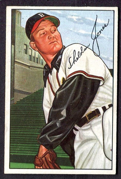 1952 Bowman #215 Sheldon Jones