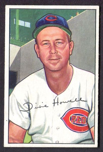 1952 Bowman #222 Dixie Howell