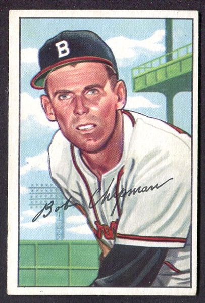 1952 Bowman #228 Bob Chipman