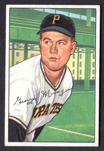 1952 Bowman #243 Red Munger