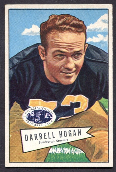 1952 Bowman Large #118 Darrell Hogan SP