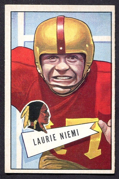 1952 Bowman Large #6 Laurie Niemi RC