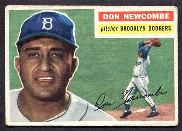 1956 Topps #235 Don Newcombe Brooklyn Dodgers