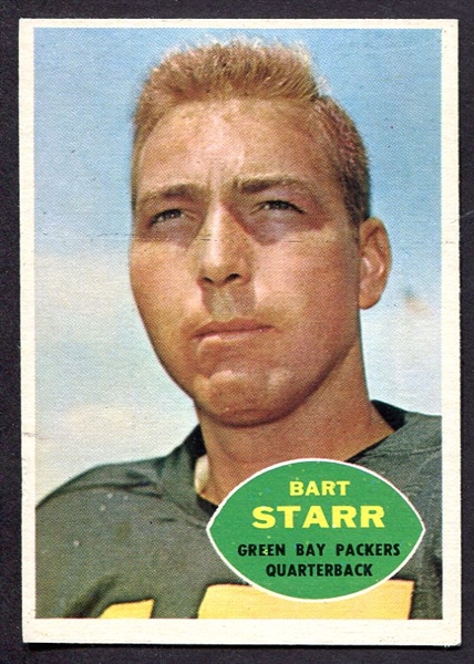 1960 Topps #51 Bart Starr Green Bay Packers