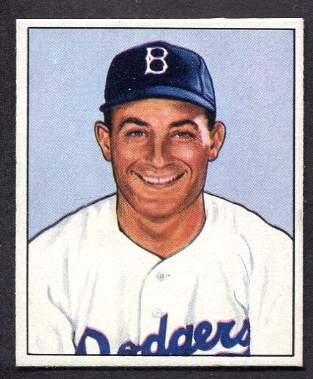 1950 Bowman #58 Carl Furillo Brooklyn Dodgers Nrmt