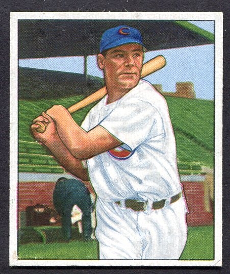 1950 Bowman #169 Hank Edward Chicago Cubs