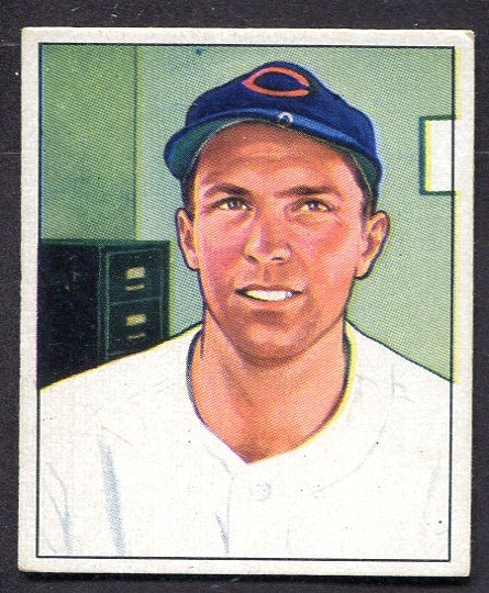 1950 Bowman #198 Danny Litwhiler Cincinnati Reds