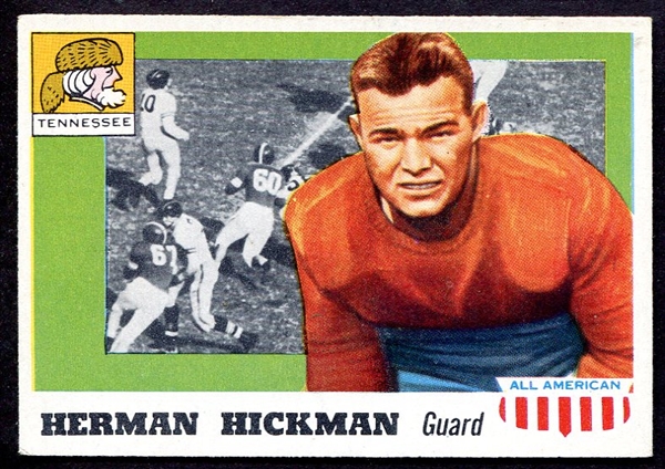 1955 Topps All-American #1 Herman Hickman 