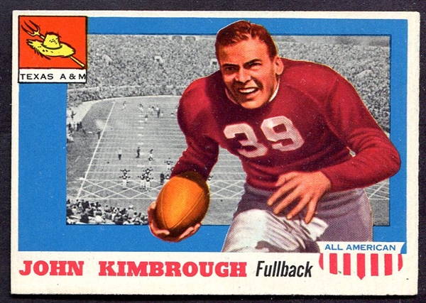 1955 Topps All-American #2 John Kimbrough