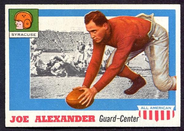 1955 Topps All-American #41 Joe Alexander SP