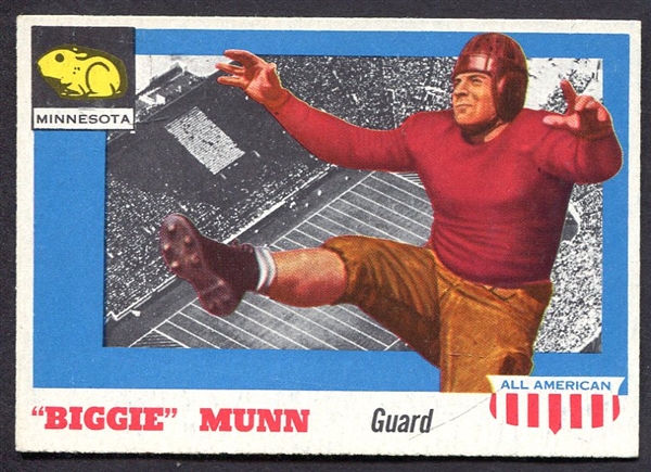 1955 Topps All-American #92 Biggie Munn