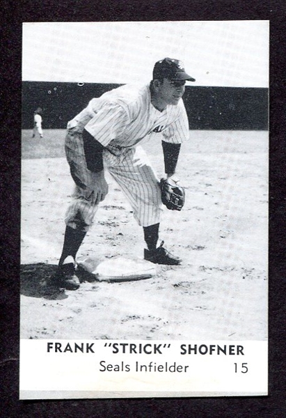 1949 Sommer & Kaufmann #15 Frank Shofner