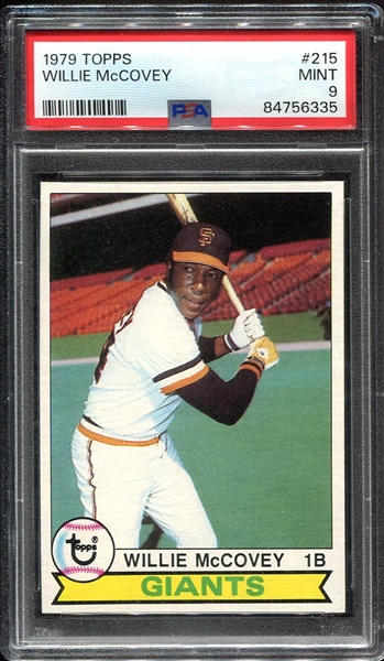 1979 Topps #215 Willie McCovey PSA 9