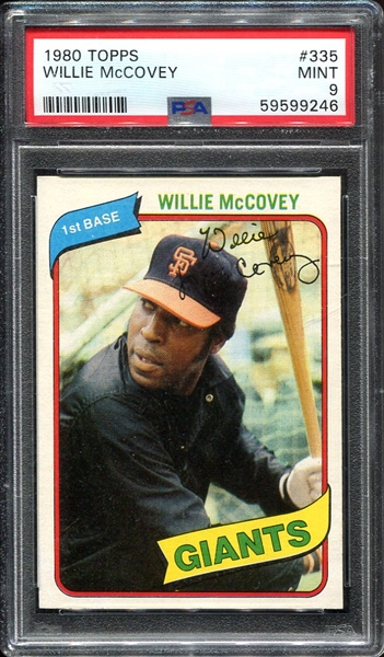 1980 Topps #335 Willie McCovey PSA 9