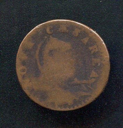 1787 New Jersey Colonial Coin Narrow Shield