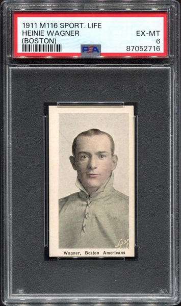 M116 Heinie Wagner Boston PSA 6