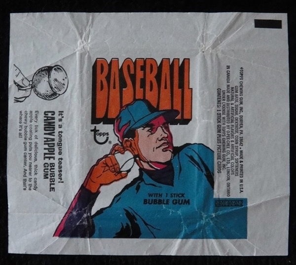 1970s Topps Baseball Wrappers