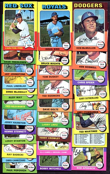 1975 Topps Mini 32 Different Exmt-Nrmt