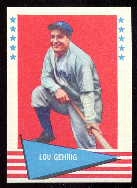 1961 Fleer #31 Lou Gehrig New York Yankees Nrmt