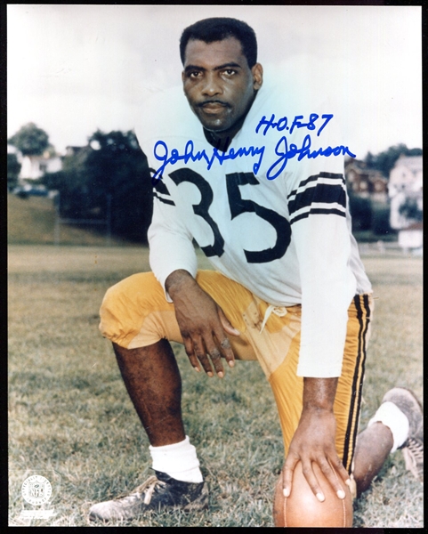 John Henry Johnson Signed Photo