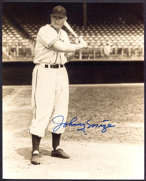 Johnny Mize Signed Photo