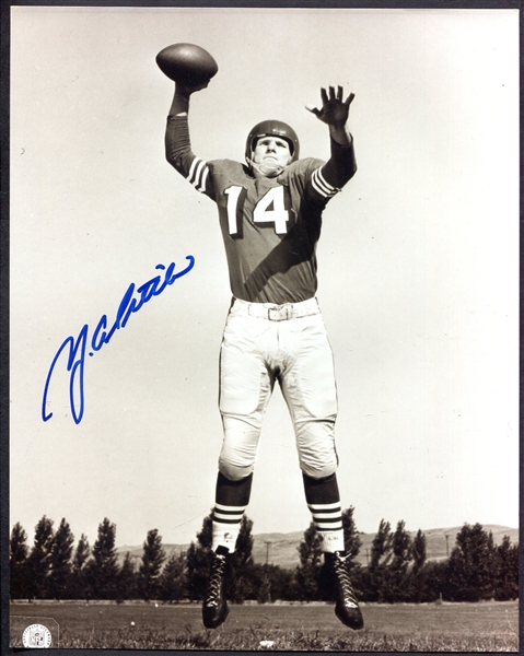 Y. A. Tittle Signed Photo