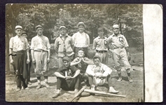 1910s Baseball Team AZO RPPC