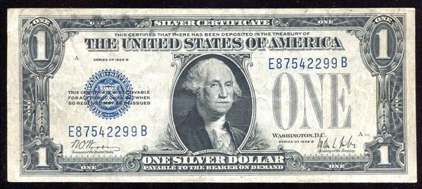 1928 $1 Silver Certificate