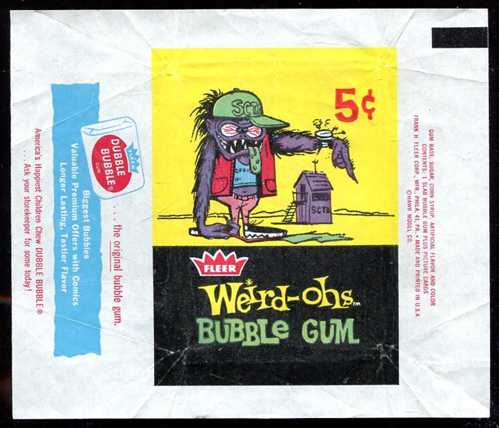 1966 Fleer Weird-Ohs Wrapper