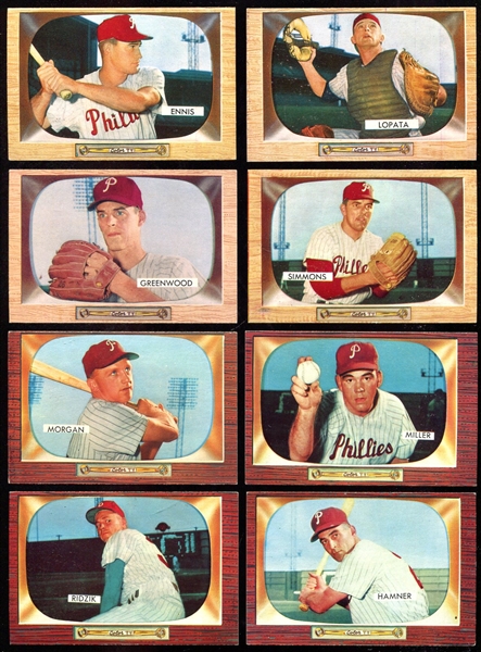 1955 Bowman High Grade Lot of 16 Diff. w/High #s