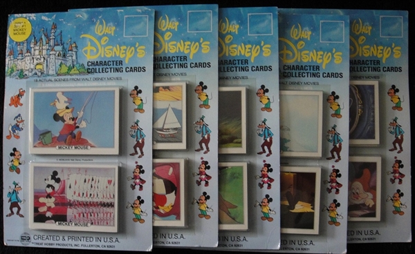 1982 Walt Disney Rack Pack Sets Series #1-5