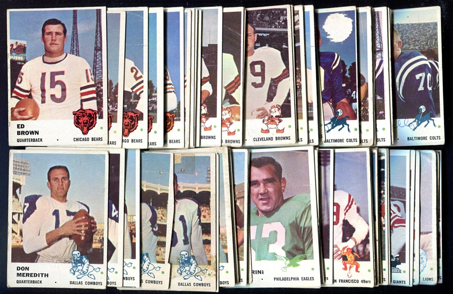 1961 Fleer Football Complete Set of 220