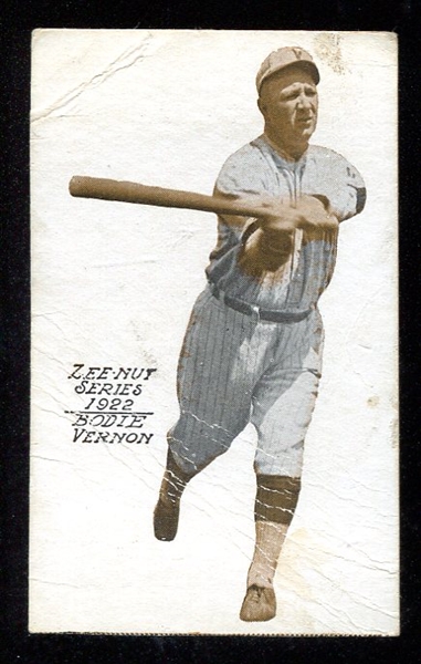 1922 Zeenut Ping Bodie Vernon