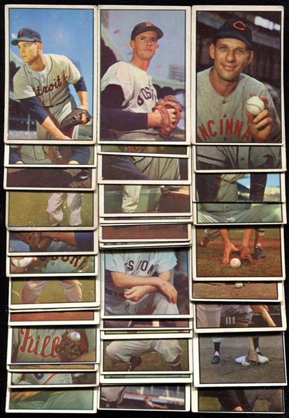 1953 Bowman Color 41 Diff. w/HOFers & High Numbers