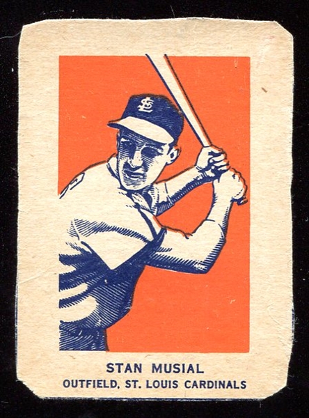 1952 Wheaties Stan Musial Action