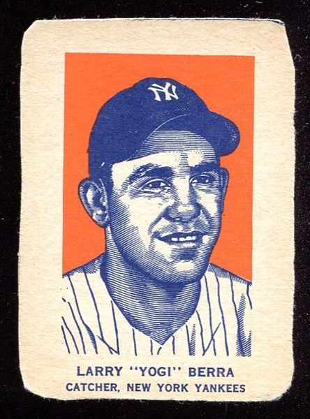 1952 Wheaties Yogi Berra Portrait