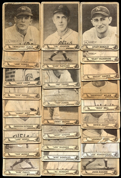 1940 Play Ball 27 Diff. w/HOFers