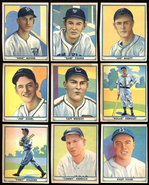 1941 Play Ball 14 Different Sheet Cut