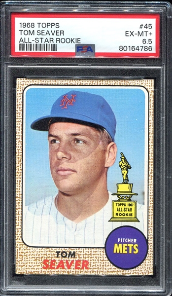 1968 Topps #45 Tom Seaver PSA 6.5