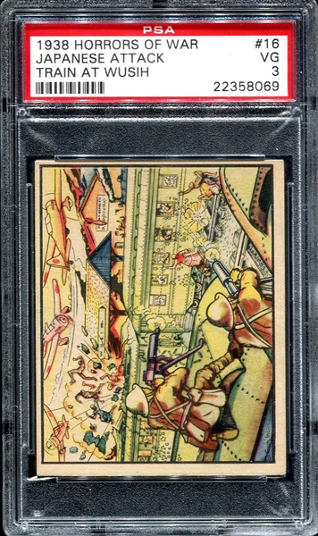 1938 O-Pee-Chee Horrors of War #16 PSA 3