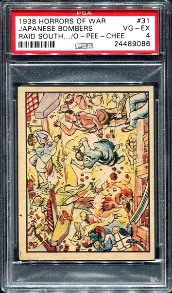 1938 O-Pee-Chee Horrors of War #31 PSA 4