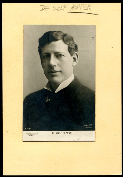 1905 Rotograph DeWolf Hopper Postcard