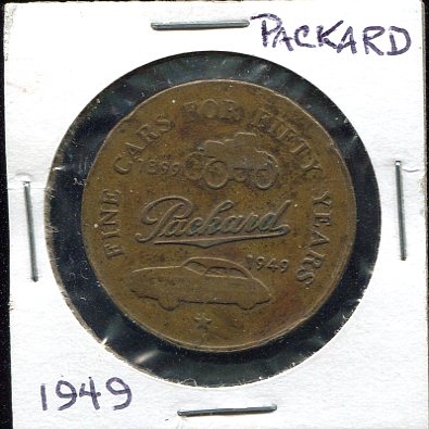 1949 Packard Token