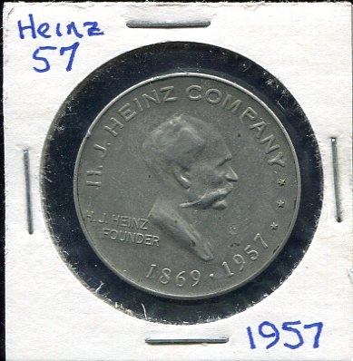 Heinz 57 1957 Token