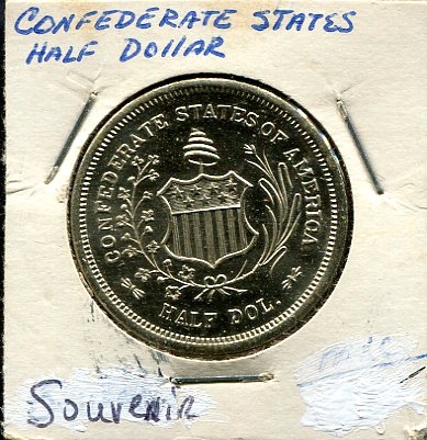 Confederate States of American Half Dollar Souvenir