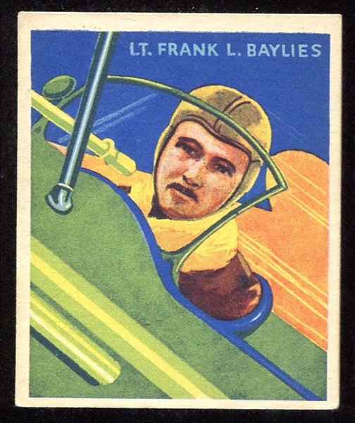 1933 Sky Birds #24 Lieut. Frank Baylies