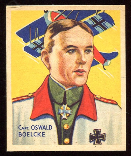 1934 Sky Birds #46 Capt. Oswald Boelcke