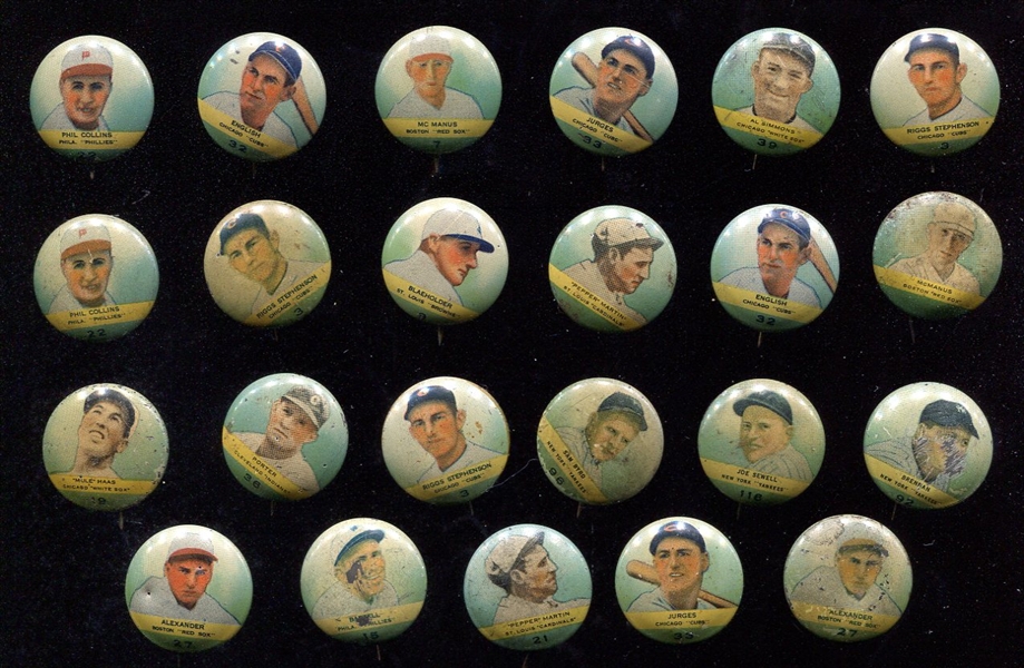 1932 Orbit Gum Pins Lot of 23